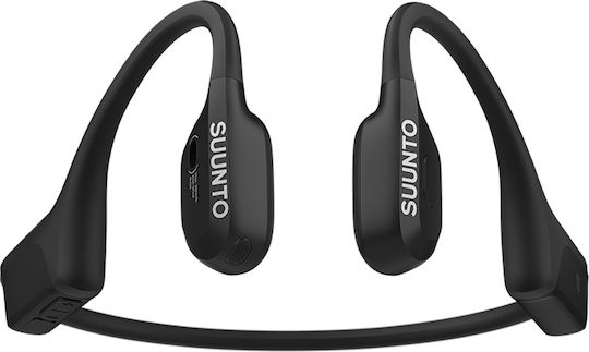 Suunto Wing 2 Bone Conduction Bluetooth Handsfree Earphones with Sweat Resistance and Charging Case Black view 1