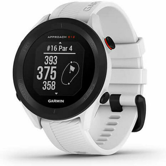 Garmin Approach S12 44mm Smartwatch (White) view 1