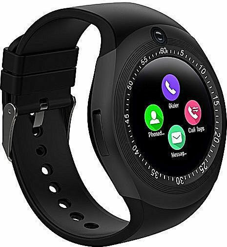 V8 54mm Smartwatch with SIM (Black) view 3