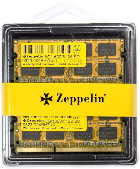 Zeppelin DDR3 Memory RAM With 1x16GB Module And 1600 Speed For Desktop view 1