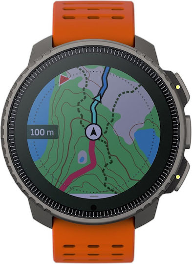 Suunto Vertical Titanium 49mm Waterproof Smartwatch with Heart Rate Monitor (Canyon) view 3