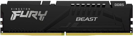 Kingston Fury Beast DDR5 128GB RAM with 4x32GB Modules and Speed 5200 for Desktop KF552C40BBK4-128 view 2