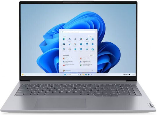 Lenovo ThinkBook 16 G7 IML 16" IPS (Ultra 5-125U/16GB/512GB SSD/W11 Pro) Arctic Grey (UK Keyboard) view 2