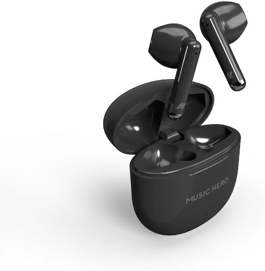 SBS Hero Nubox Earbud Bluetooth Handsfree Earphones with Charging Case Black view 3