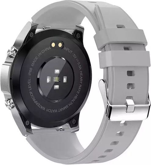 Nubi DM50 Smartwatch with Heart Rate Monitor (Gray) view 2