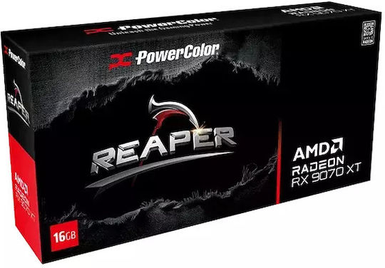 PowerColor Radeon RX 9070 XT 16GB GDDR6 Reaper Graphics Card vista 3