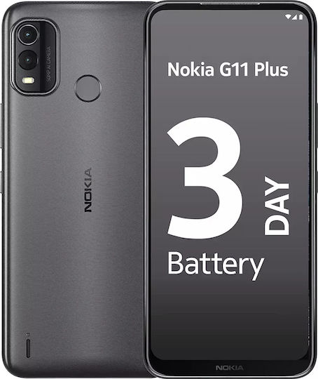 Nokia G11 Plus Dual SIM (4GB/64GB) Charcoal Grey view 1