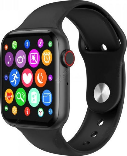 W26 Smartwatch with Heart Rate Monitor (Black)