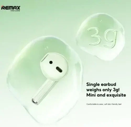 Remax Cozybuds W27 Bluetooth Handsfree Earphones with Charging Case White view 6