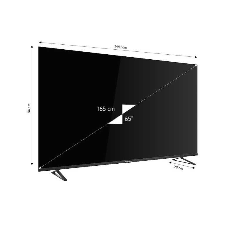 Fobem Smart Television 65" 4K UHD QLED Fobem HDR (2022) vue 8