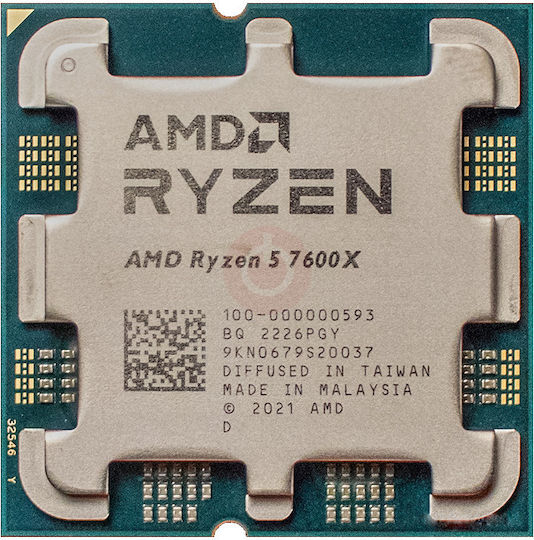AMD Ryzen 5 7600X 4.7GHz Processor 6 Core for Socket AM5 Tray view 5