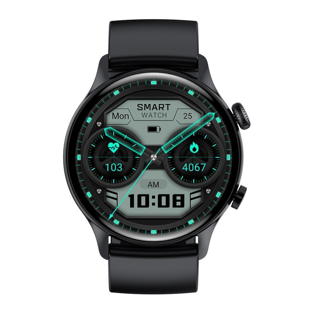 XO J4 Smartwatch with Heart Rate Monitor (Black) view 2