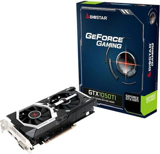 Biostar GeForce GTX 1050 Ti 4GB GDDR4 Graphics Card view 4