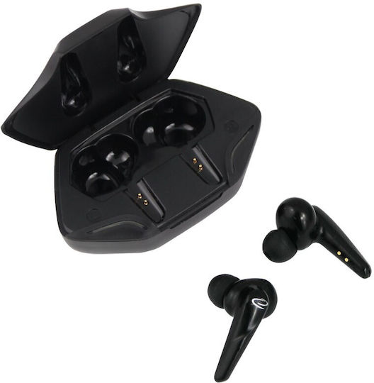 Esperanza EH231K In-ear Bluetooth Handsfree Earphones with Charging Case Black view 2