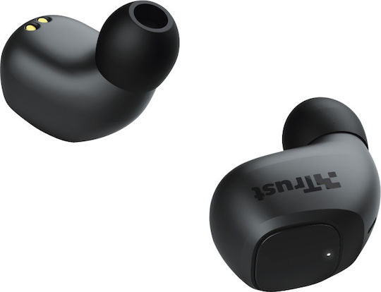 Trust Nika Compact In-ear Bluetooth Handsfree Earphones with Sweat Resistance and Charging Case Black vue 3