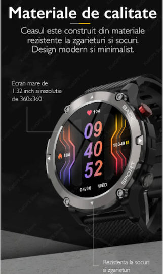C21 PRO Smartwatch with Heart Rate Monitor (Black) vue 8