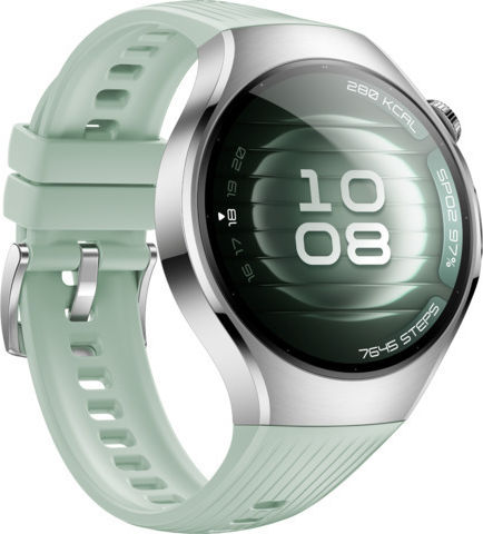 Huawei Watch 5 Stainless Steel 42mm Waterproof with eSIM and Heart Rate Monitor (Green) view 4
