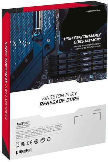 Kingston Fury Renegade DDR5 with Module 1x48GB and Speed 6000 for Desktop KF560C32RS-48 view 3