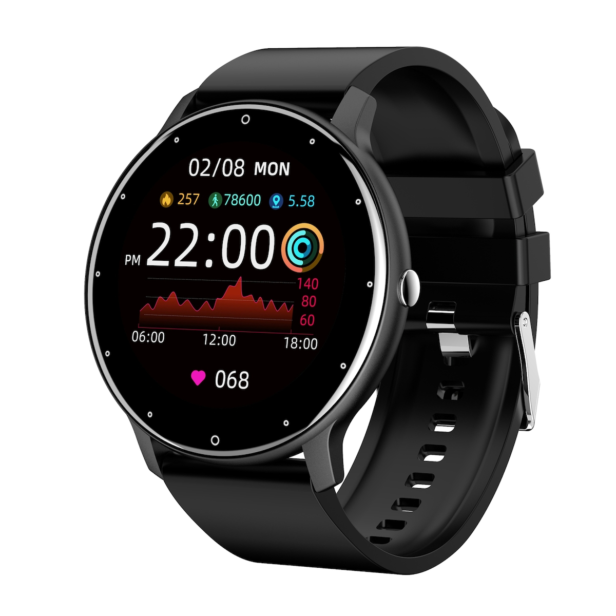 Smartwatch Gravity Asperia Gt1-3 Black Gt1-3 view 3
