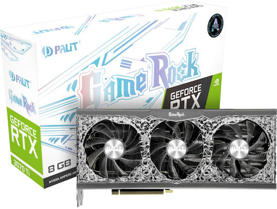 Palit GeForce RTX 3070 Ti 8GB GDDR6X GameRock Graphics Card view 2