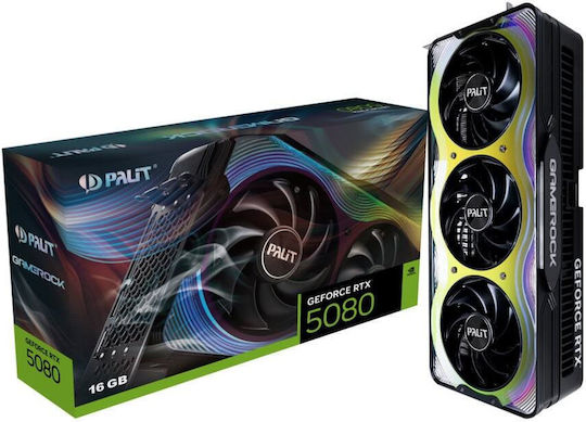 Palit GeForce RTX 5080 16GB GDDR7 GameRock Graphics Card