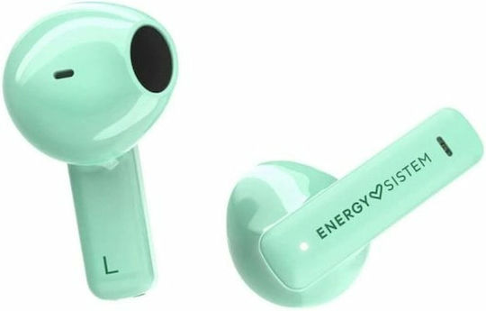 Energy Sistem StreetMusic Earbud Bluetooth Handsfree Earphones with Charging Case Green view 5