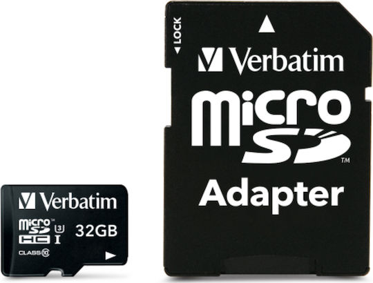 Verbatim Pro microSDHC 32GB U3 UHS-I 90MB/s Memory Card with Adapter view 4