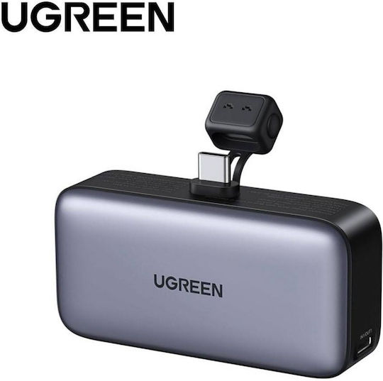 Ugreen PB503 Power Bank 5000mAh 20W Power Delivery Gray view 3