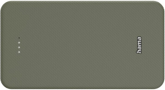 HAMA Colour 20 Power Bank 20000mAh with USB-A Port and USB-C Port Green view 3