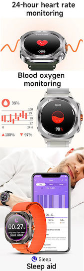 Z7 Ultra Smartwatch with Heart Rate Monitor (Gray) view 6