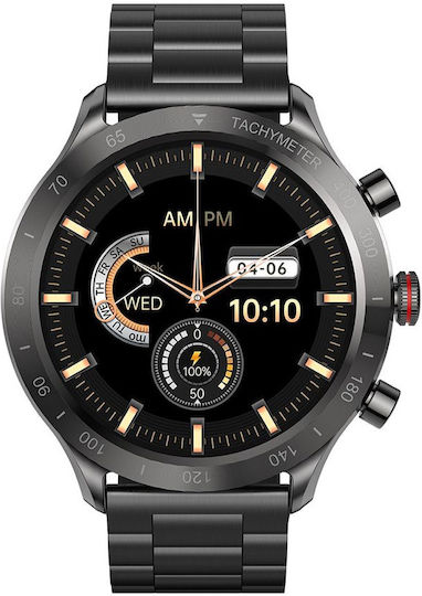 Riversong Motive 9 Max Stainless Steel Smartwatch with Heart Rate Monitor (Gray) view 2