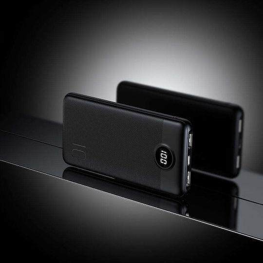 Veger L10 Power Bank 10000mAh with USB-A Port and USB-C Port Black view 6
