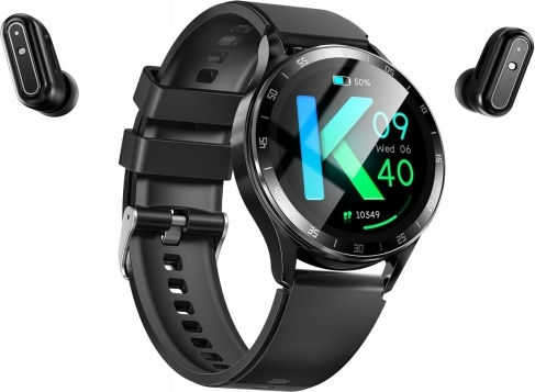 X10 Headphones Smart Watch 1,39 Inch Waterproof Bracelet Support Bluetooth Call Nfc Heart Rate Black