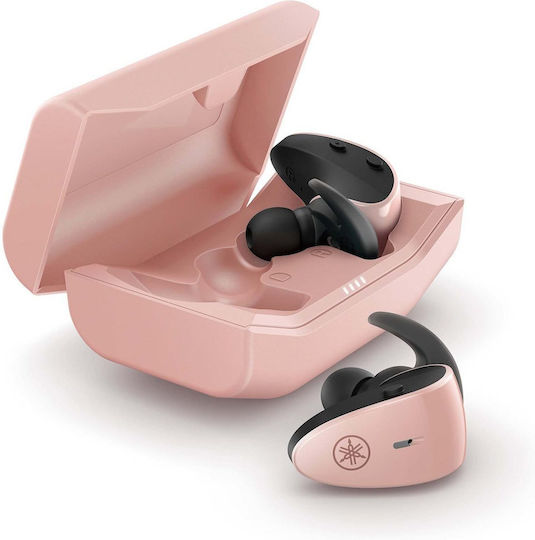 Yamaha TW-ES5A In-ear Bluetooth Handsfree Earphones with Sweat Resistance and Charging Case Pink
