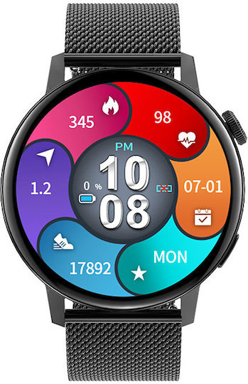 ForeVive 4 SB-350 Smartwatch with Heart Rate Monitor (Black)