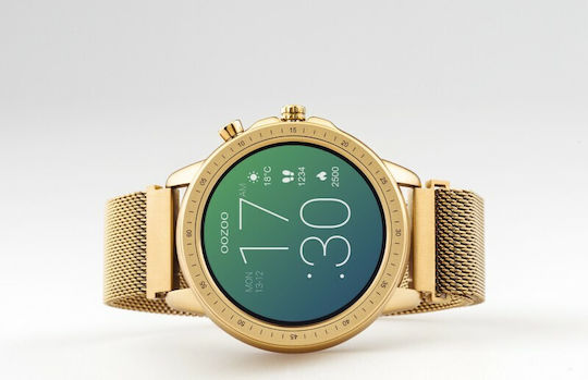 Oozoo Q00307 45mm Smartwatch with Heart Rate Monitor (Rose Gold) view 7
