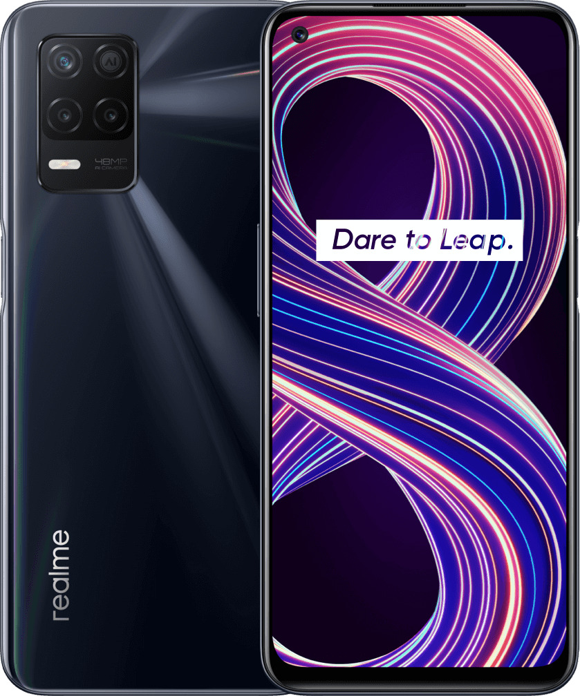 Realme 8 5G Dual SIM (4GB/64GB) Supersonic Black view 1