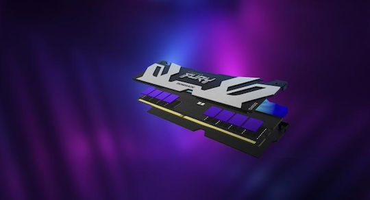 Kingston Fury Renegade RGB 32GB DDR5 RAM with 2 Modules (2x16GB) and 7200 Speed for Desktop (KF572C38RSAK2-32) vue 8