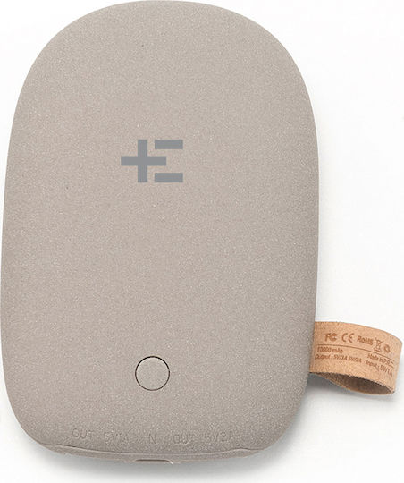 Terra Nation Pureva Large Power Bank 7800mAh with 2 USB-A Ports and 2 USB-C Ports Beige