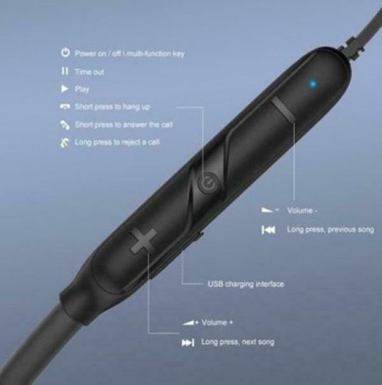 Ipipoo GP-3 In-ear Bluetooth Handsfree Earphones Black view 2