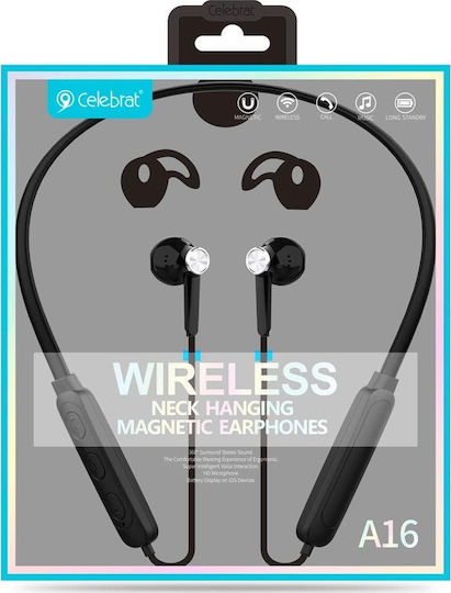 Celebrat A16 In-ear Bluetooth Handsfree Earphones Black view 6