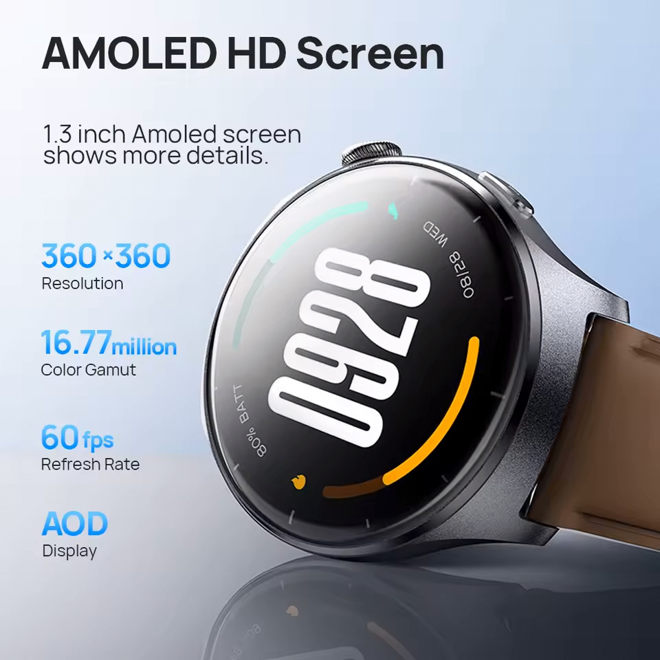 Mibro Lite 3 45mm Smartwatch with Heart Rate Monitor (Gray) view 5