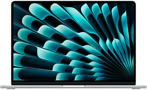 Apple MacBook Air 15" (2024) 15.3" Retina Display (M3-8-core/24GB/512GB SSD) Silver (UK Keyboard) view 1