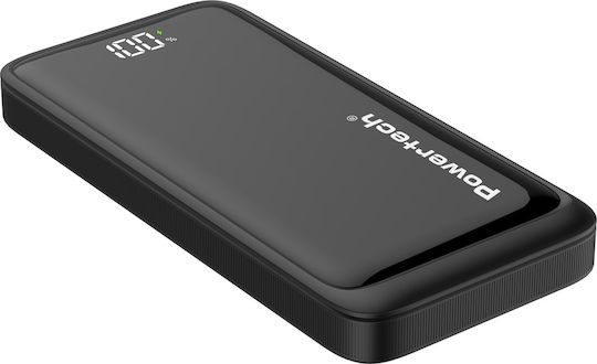 Powertech PT-1326 Power Bank 10000mAh 22.5W with 2 USB-A Ports and USB-C Port Power Delivery / Quick Charge 3.0 Black view 3