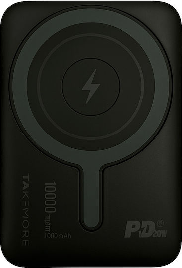 Takemore W020 MagSafe Power Bank 10000mAh 20W Power Delivery Black