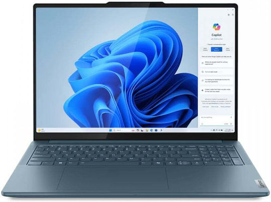 Lenovo Yoga Pro 9 16IMH9 16" 165Hz (Ultra 9-185H/64GB/1TB SSD/GeForce RTX 4070/W11 Home) Tidal Teal (US Keyboard) view 8