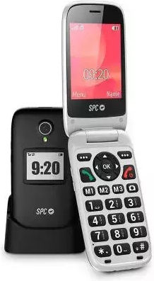 SPC 2334N Dual SIM Mobile with Large Buttons (English Menu) Black view 1