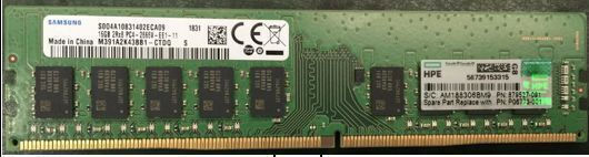 HP DDR4 with 1x16GB Module and 2666 Speed for Server M391A2K43BB1-CTD
