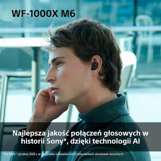 Sony WF-1000XM6 In-ear Bluetooth Handsfree Headphones with Sweat Resistance and Charging Case Black vue 4