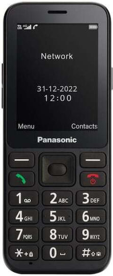Panasonic KX-TU250 Single SIM Mobile with Large Buttons Black view 1